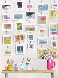 L'Atelier di Serena Marangon. Il luogo dove dipingo, dove organizzo laboratori artistici per bambini e adulti.